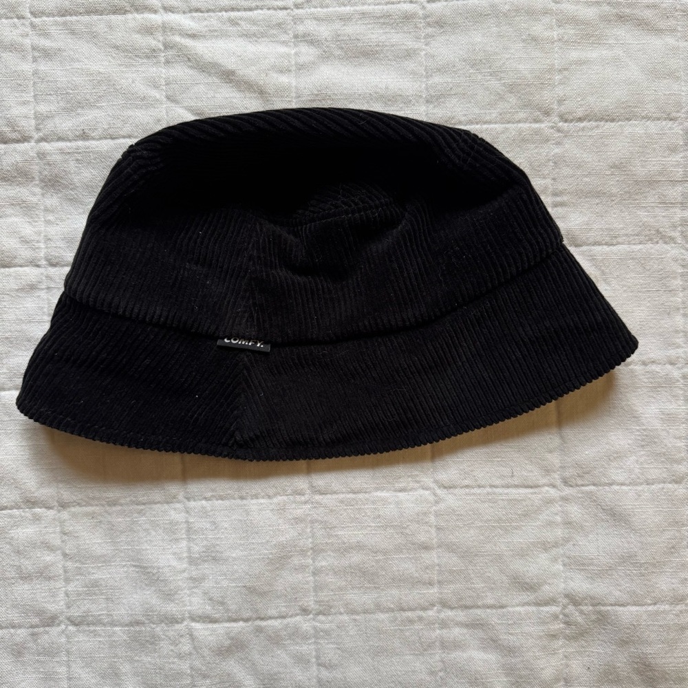Millitage Black Corduroy Bucket Hat